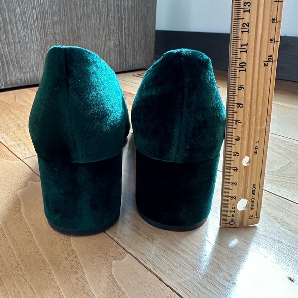 J Crew Velvet Avery Block Heel - Picture 4 of 8